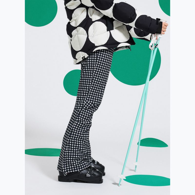 Дамски панталони за сноуборд ROXY Rising High whisper white/small dots 10