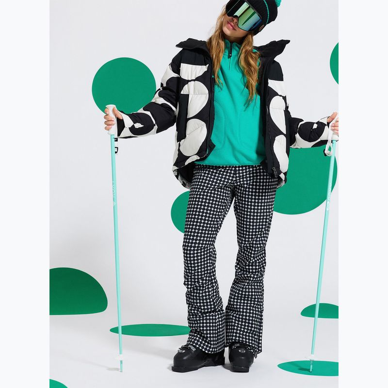 Дамски панталони за сноуборд ROXY Rising High whisper white/small dots 11