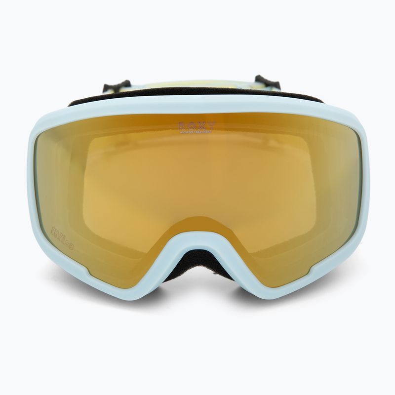 Детска маска за сноуборд ROXY Missy big flowers/clux ml light blue 2