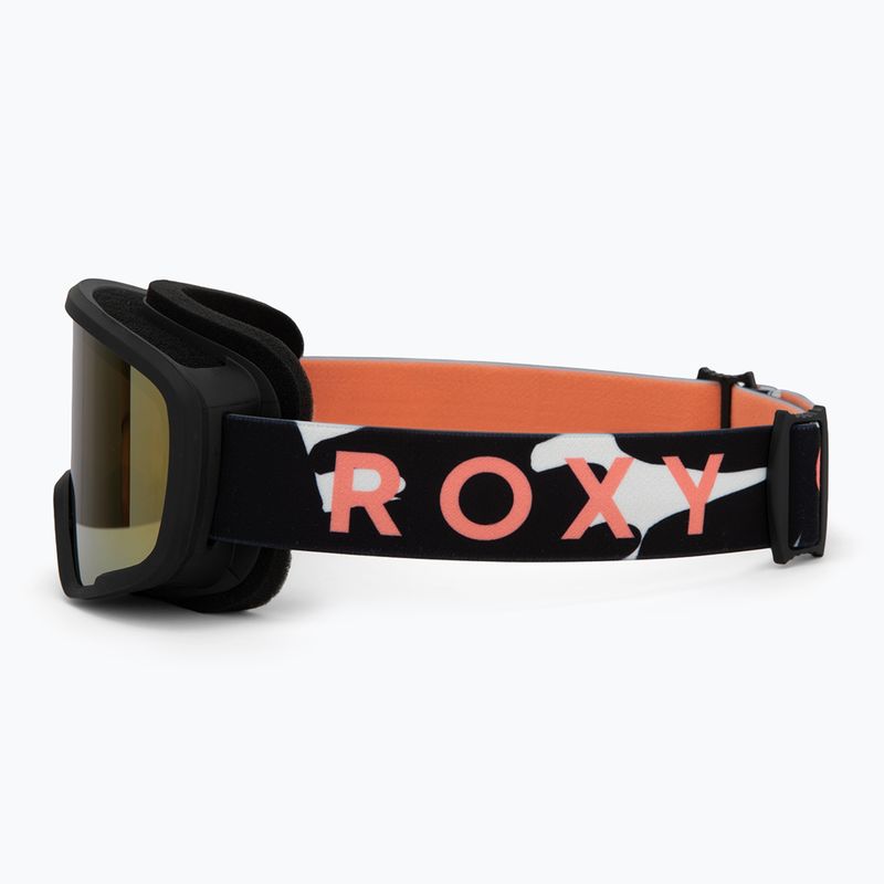 Детска маска за сноуборд ROXY Missy big flowers/clux ml orange 4