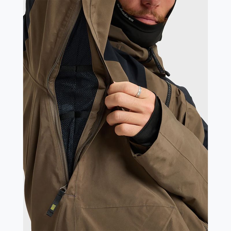 Детско яке за сноуборд Quiksilver Forever Stretch GTX canteen 6