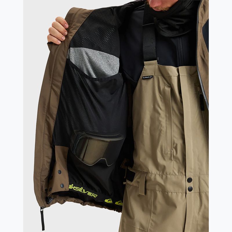 Детско яке за сноуборд Quiksilver Forever Stretch GTX canteen 12