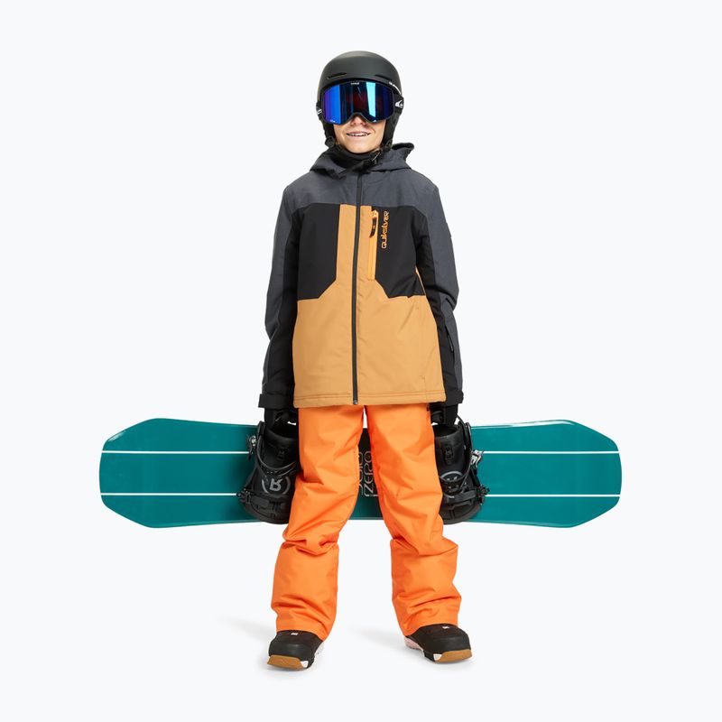 Детски панталони за сноуборд Quiksilver Estate orange peel 2