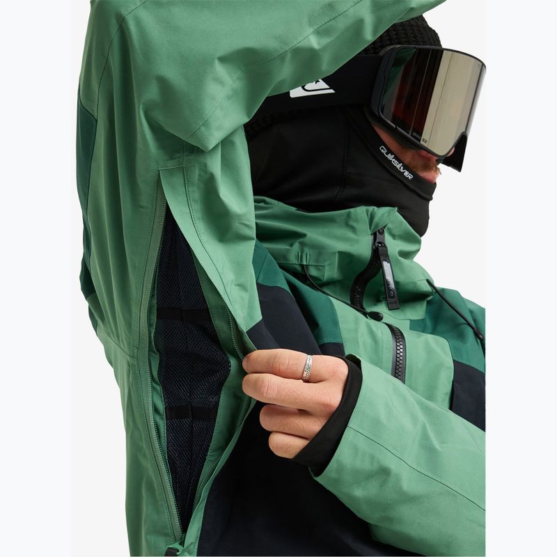 Детско яке за сноуборд Quiksilver Forever Stretch GTX dark ivy 9