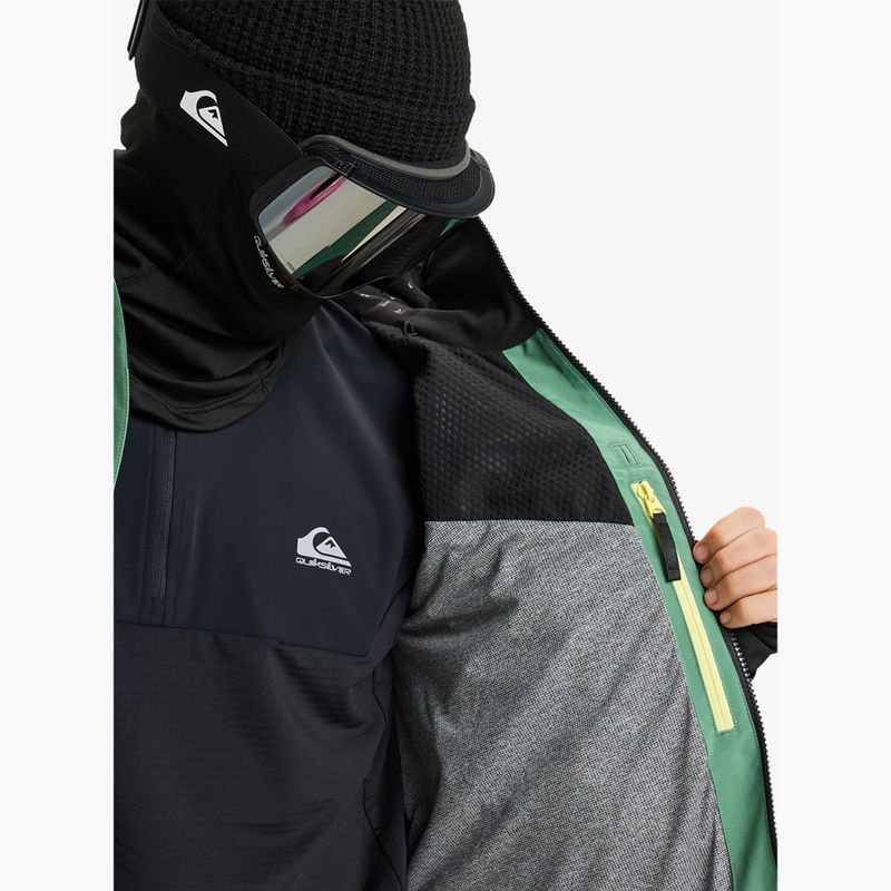 Детско яке за сноуборд Quiksilver Forever Stretch GTX dark ivy 12