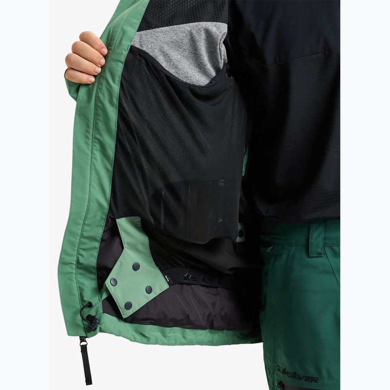 Детско яке за сноуборд Quiksilver Forever Stretch GTX dark ivy 14