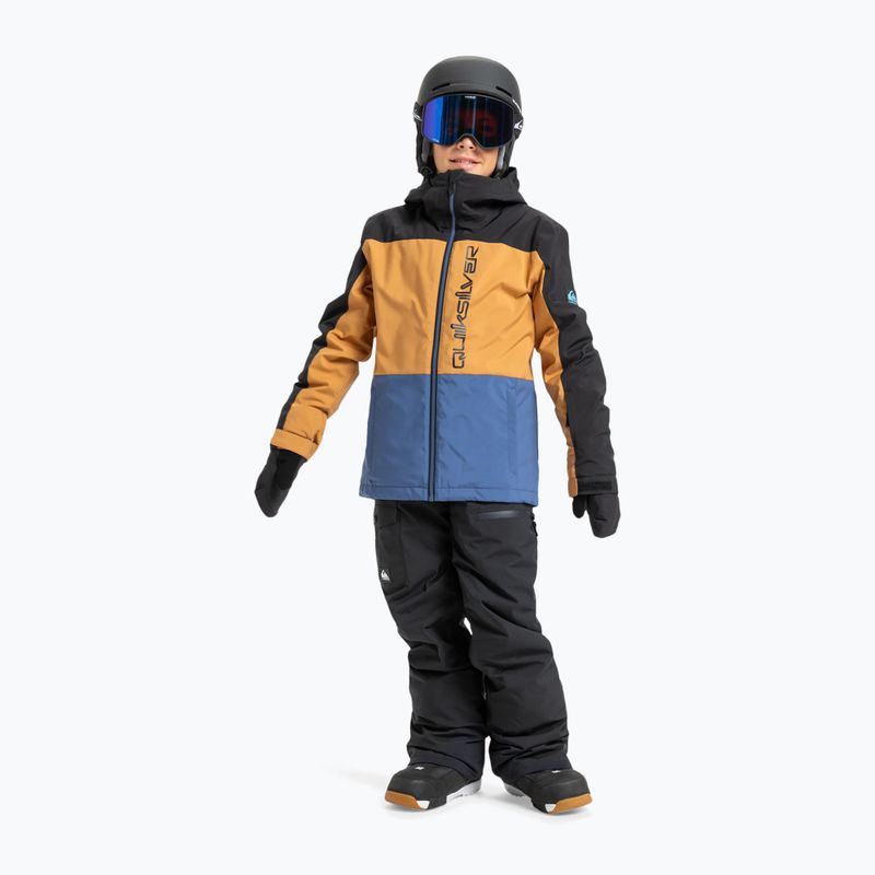 Детско яке за сноуборд Quiksilver Side Hit Block true navy 2