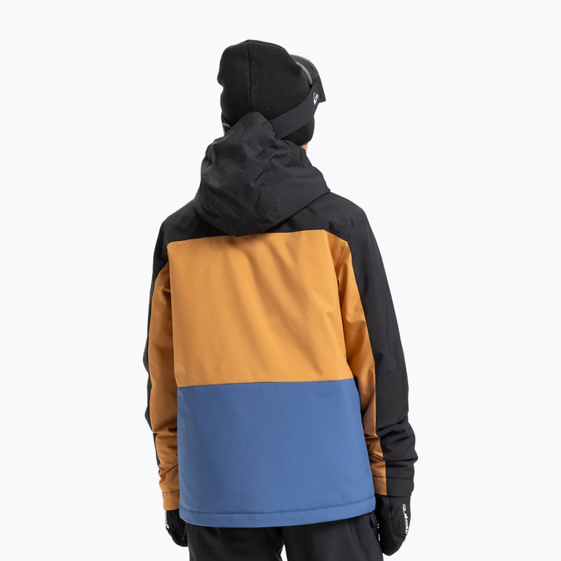Детско яке за сноуборд Quiksilver Side Hit Block true navy 3