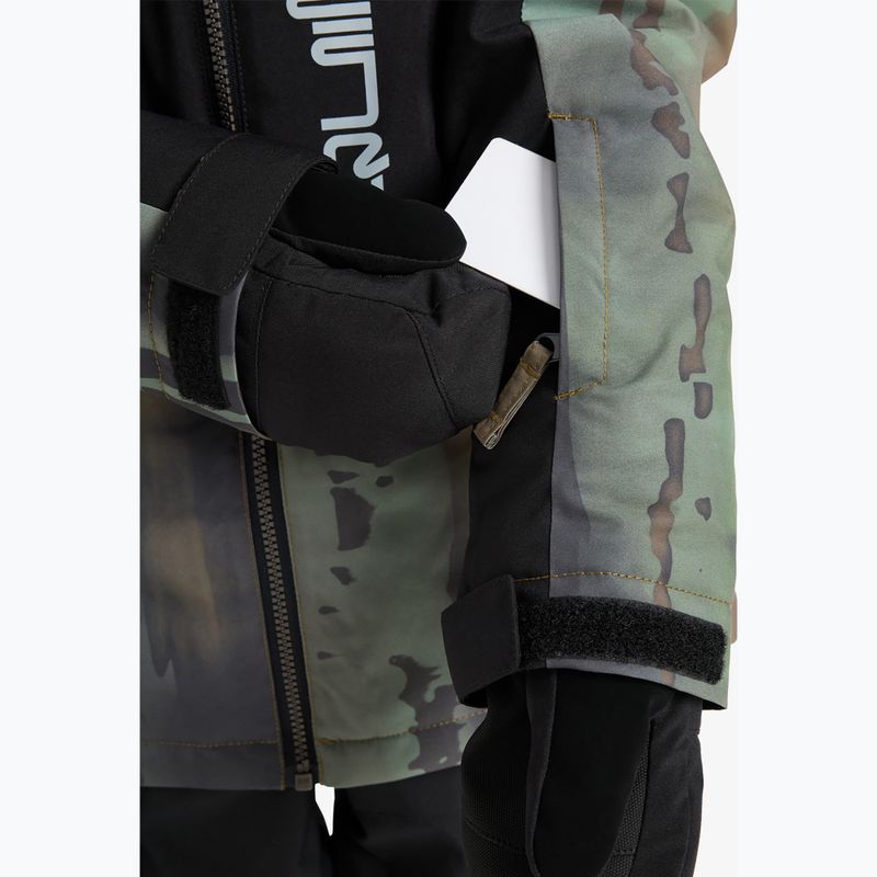 Детско яке за сноуборд Quiksilver Side Hit Block bloomfade dark ivy 6