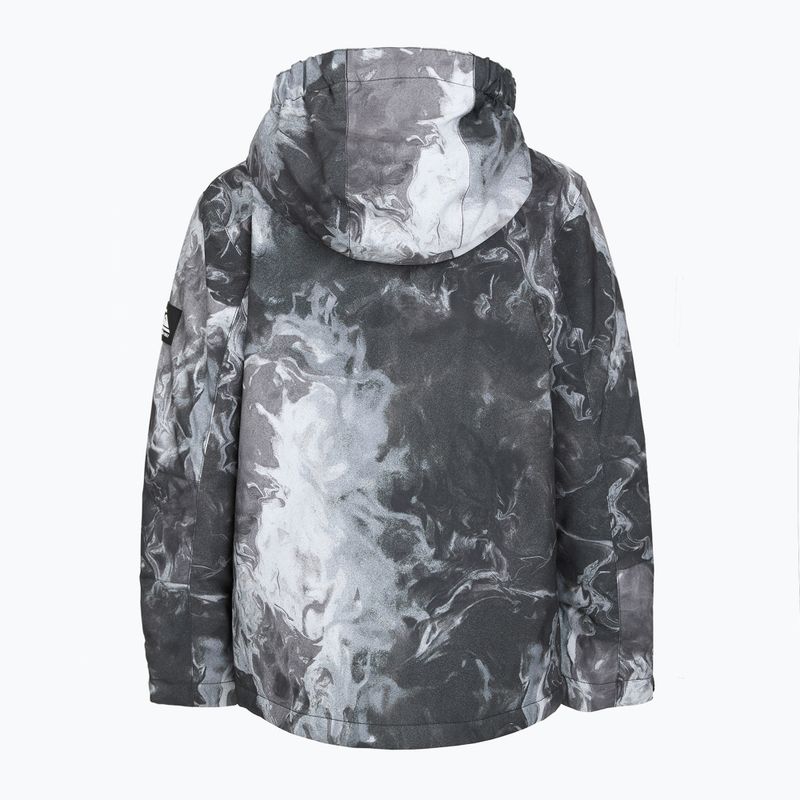 Детско яке за сноуборд Quiksilver Mission Printed thermostamp grayscale 10