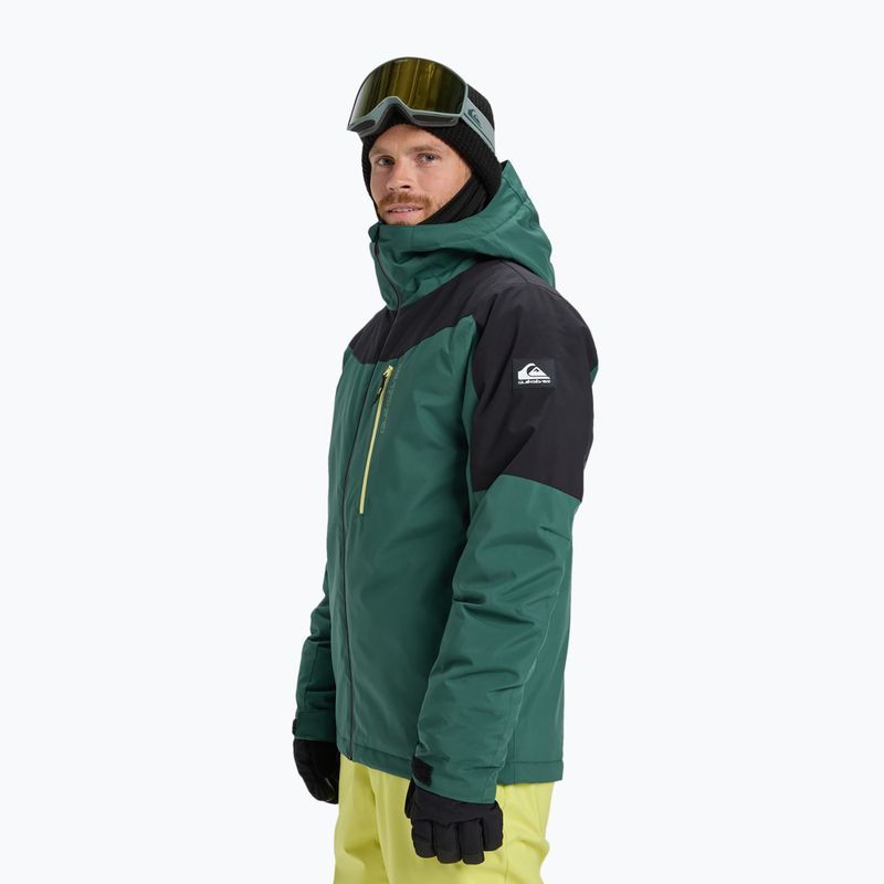 Мъжка яке за сноуборд Quiksilver Titano trekking green 4