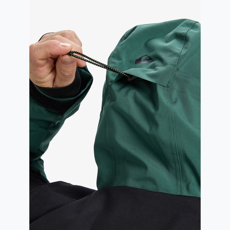 Мъжка яке за сноуборд Quiksilver Titano trekking green 6