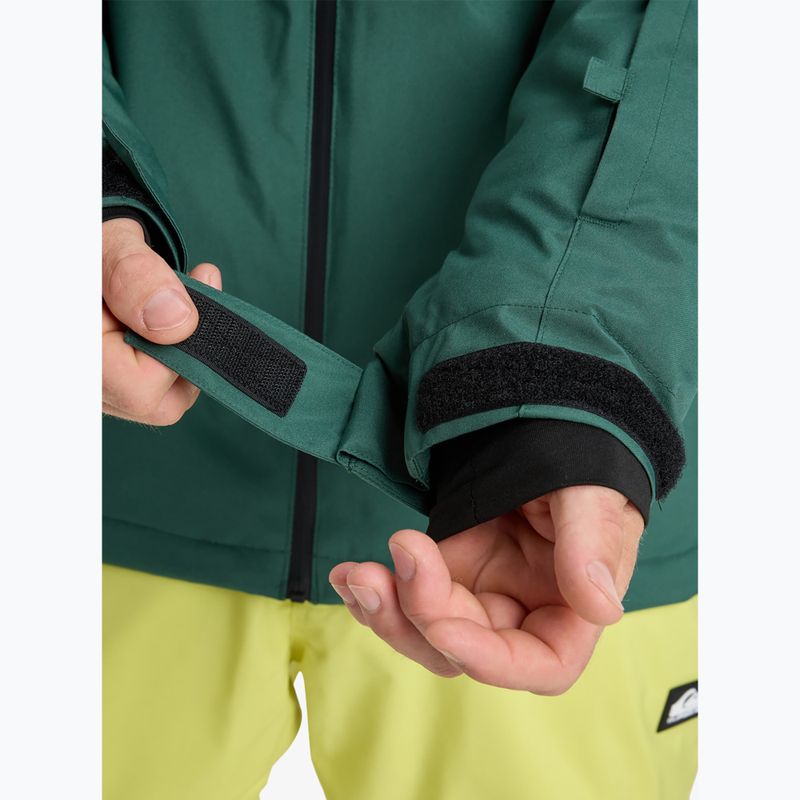 Мъжка яке за сноуборд Quiksilver Titano trekking green 10