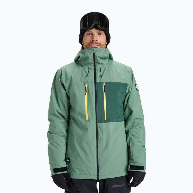 Мъжко сноуборд яке Quiksilver Sycamore Solid 20K dark ivy