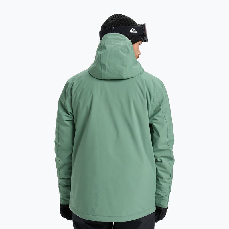 Детско яке за сноуборд Quiksilver Sycamore Solid 20K dark ivy 3
