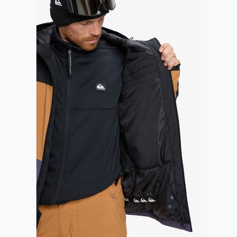 Мъжко яке за сноуборд Quiksilver Sycamore Block 20K dark ivy 13