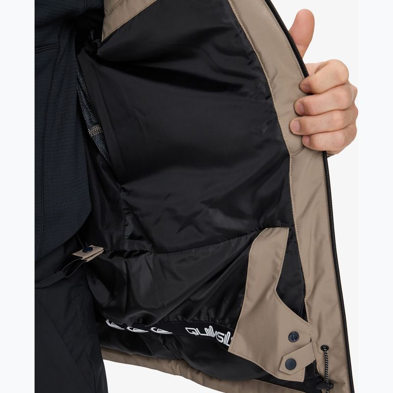 Детско яке за сноуборд Quiksilver Sycamore Solid 20K fallen rock 13