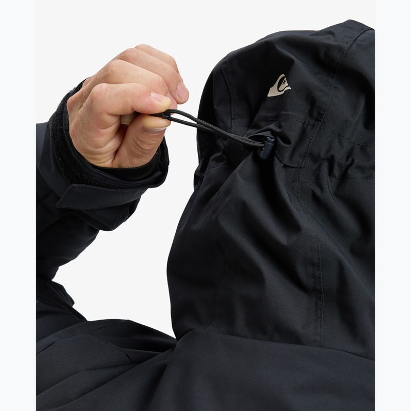 Мъжко яке за сноуборд Quiksilver The Edge true black 12