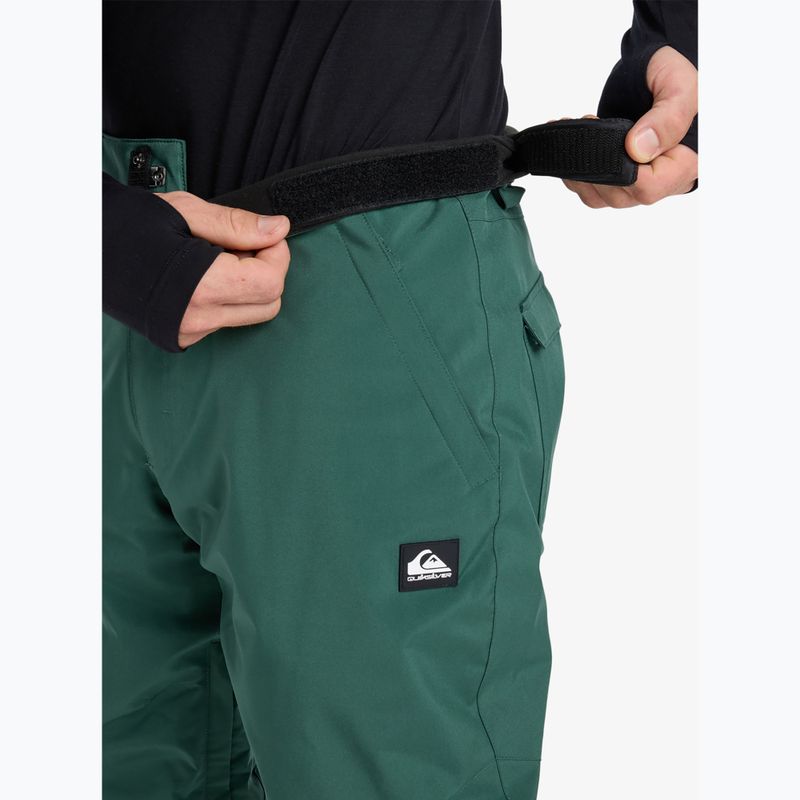 Детски панталони за сноуборд Quiksilver Estate trekking green 7