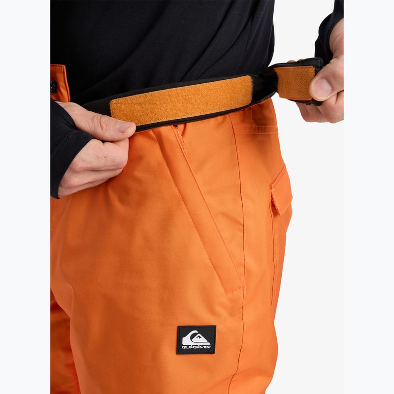 Детски панталони за сноуборд Quiksilver Estate orange peel 8