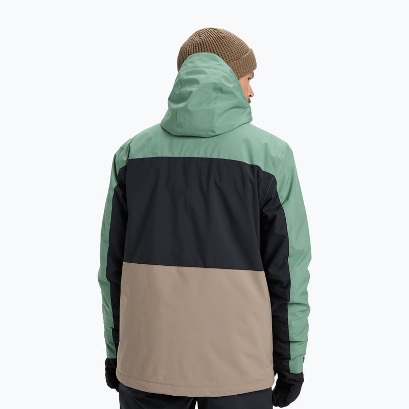 Мъжко яке за сноуборд Quiksilver Sycamore Block 20K dark ivy 3