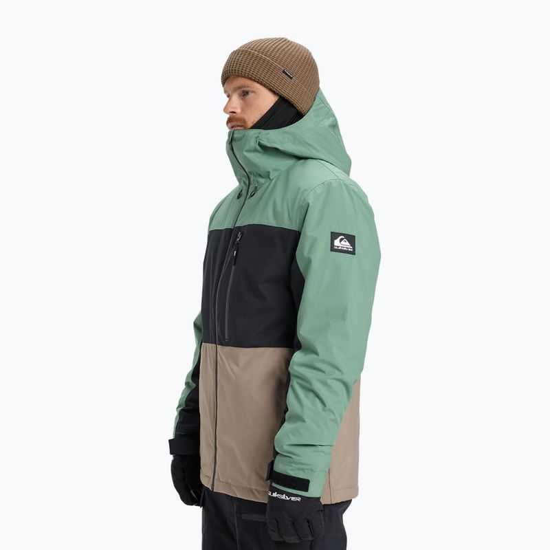 Мъжко яке за сноуборд Quiksilver Sycamore Block 20K dark ivy 4