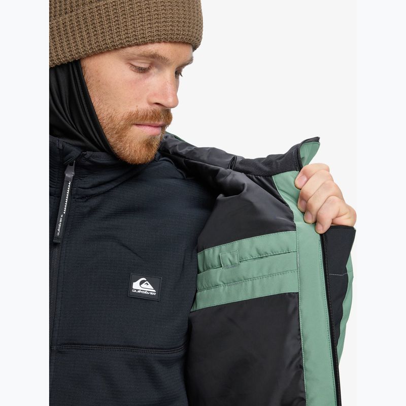 Мъжко яке за сноуборд Quiksilver Sycamore Block 20K dark ivy 12