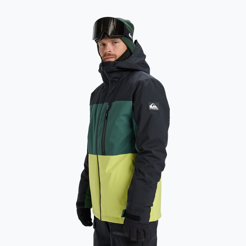 Мъжко яке за сноуборд Quiksilver Sycamore Block 20K dark ivy 4