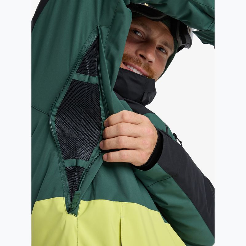 Мъжко яке за сноуборд Quiksilver Sycamore Block 20K dark ivy 9