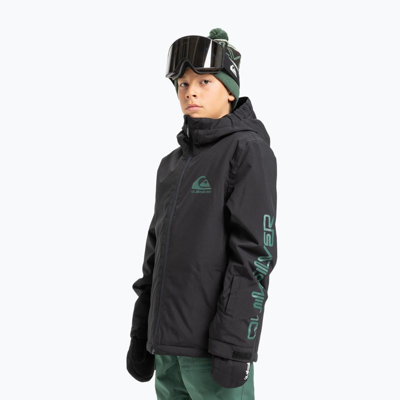 Детско яке за сноуборд Quiksilver Mission true black 4