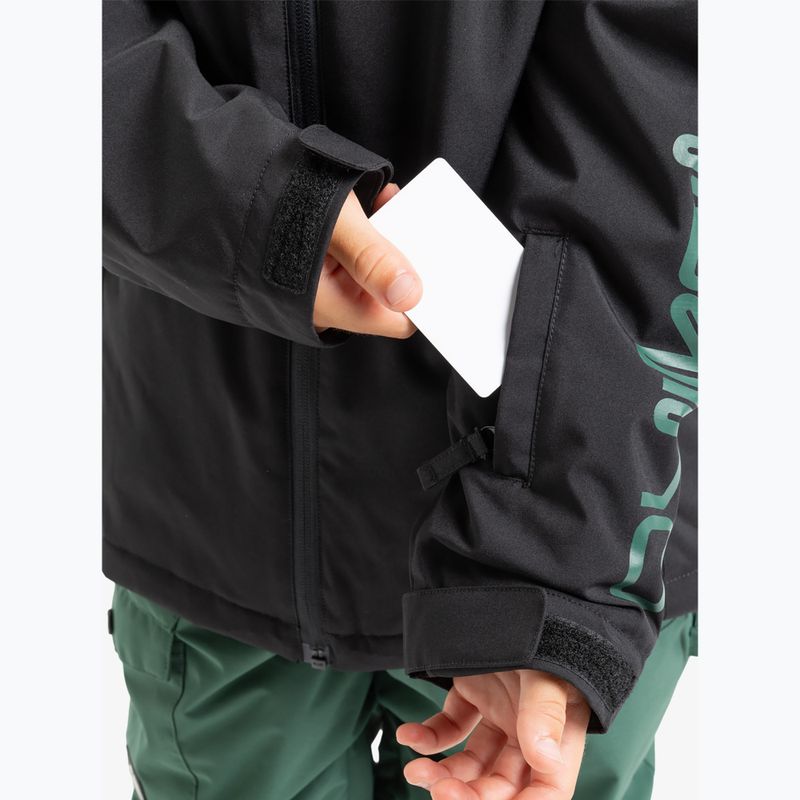 Детско яке за сноуборд Quiksilver Mission true black 5