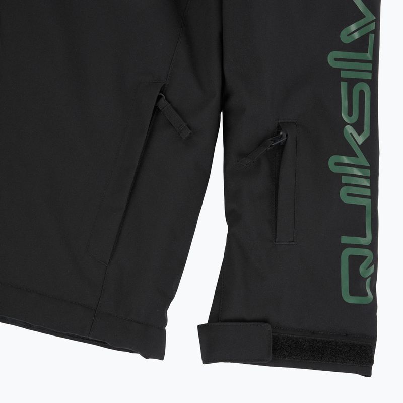 Детско яке за сноуборд Quiksilver Mission true black 12
