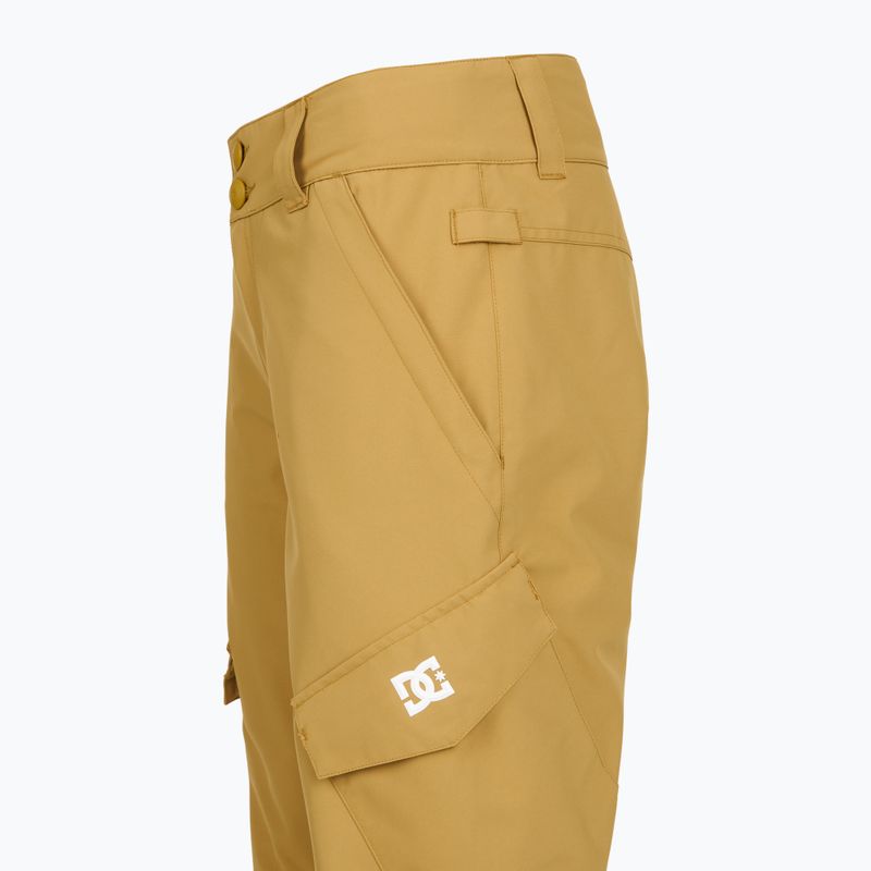 Детски панталони за сноуборд DC Nonchalant mustard gold 8