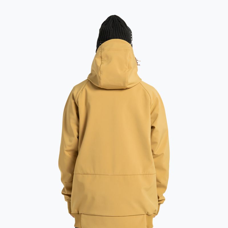 Мъжко яке за сноуборд DC Spectrum Softshell mustard gold 3