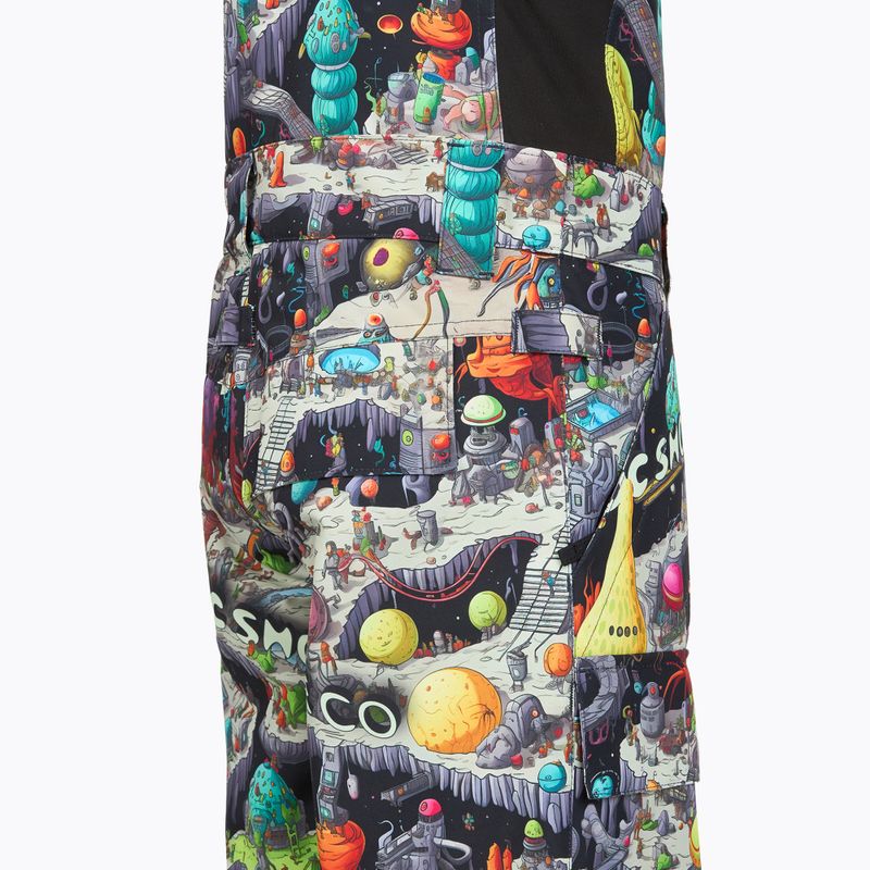 Детски панталони за сноуборд DC Roadblock Youth Bib outer world black 6