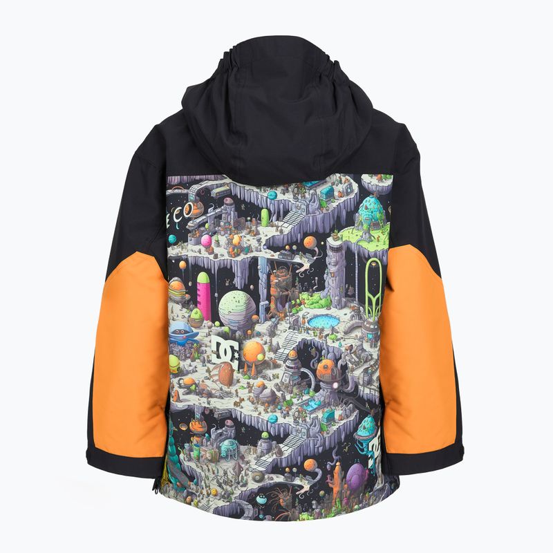 Детско яке за сноуборд DC 43 Youth Anorak outer world black 2