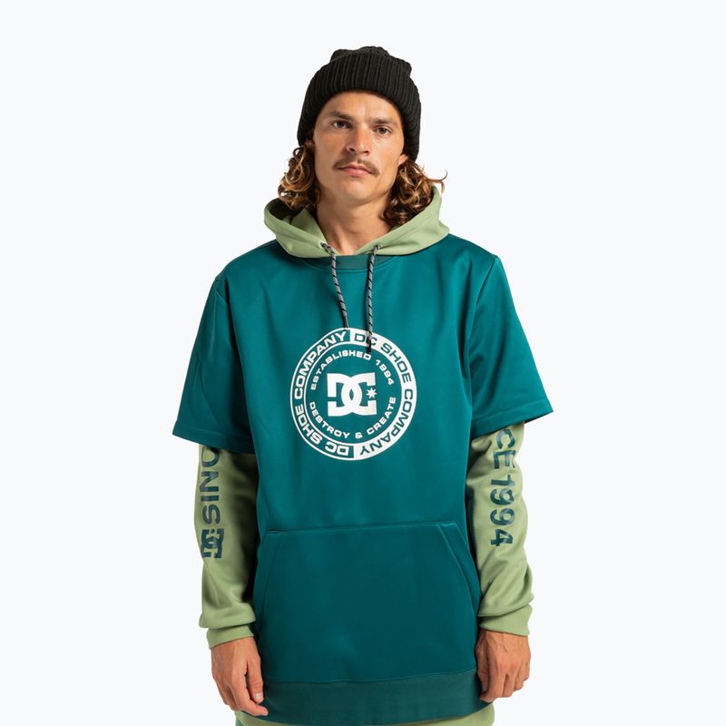 Мъжки суитшърт за сноуборд DC Dryden deep teal