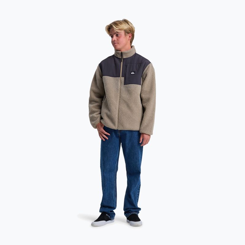 Мъжки поларен суитшърт Quiksilver Sallow Water Full Zip fallen rock 2