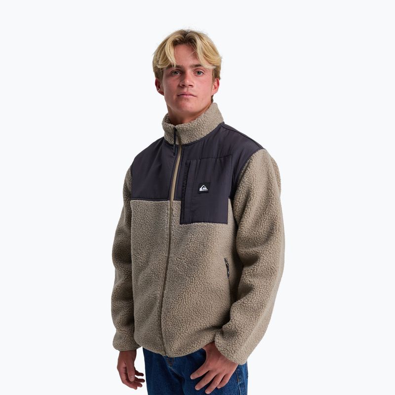 Мъжки поларен суитшърт Quiksilver Sallow Water Full Zip fallen rock 4
