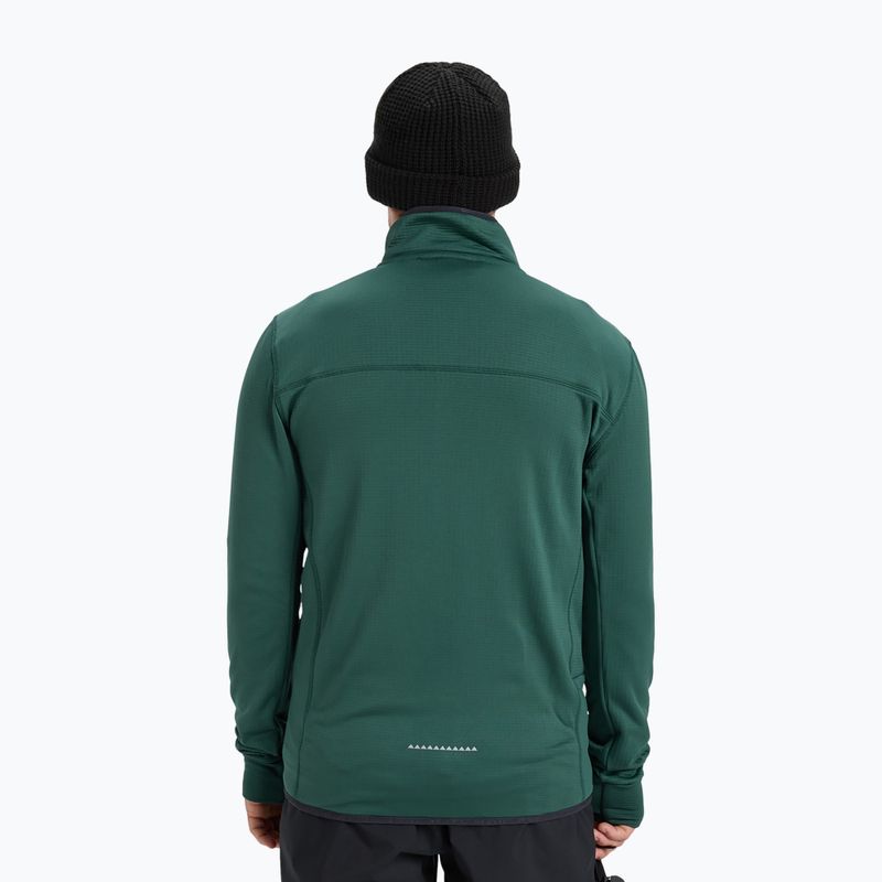 Мъжки суитшърт за сноуборд Quiksilver Steep Point Full Zip Fleece trekking green 3