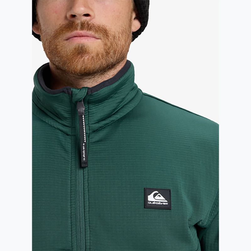 Мъжки суитшърт за сноуборд Quiksilver Steep Point Full Zip Fleece trekking green 7