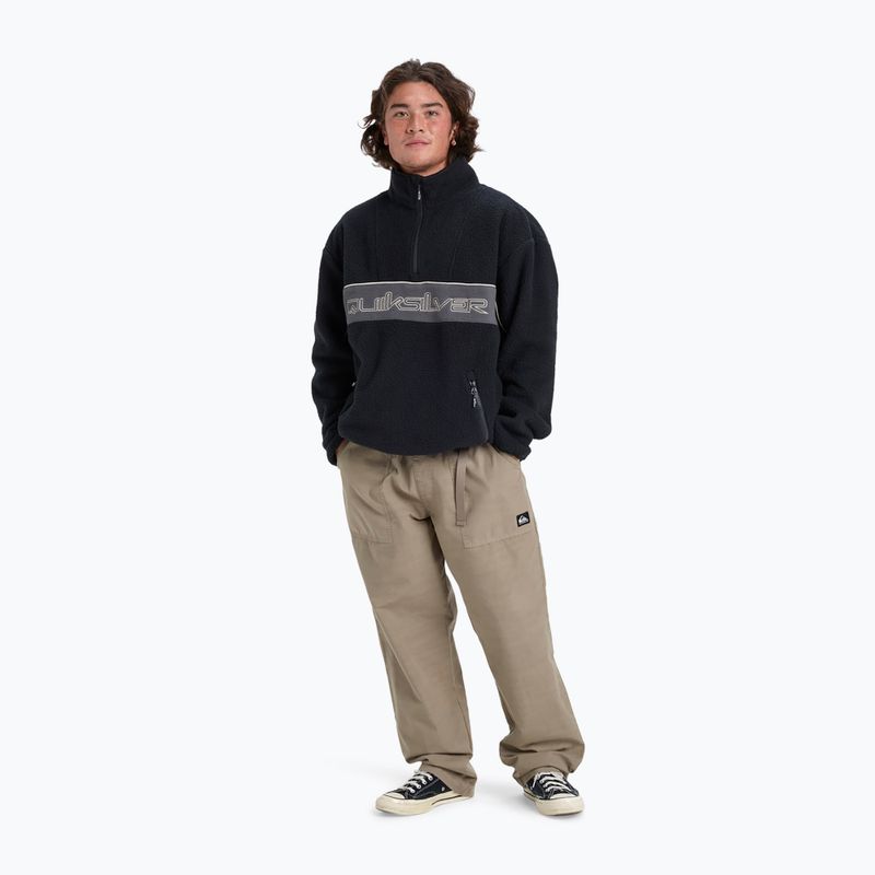 Мъжки суитшърт за сноуборд Quiksilver Omni Sherpa Half Zip black 2
