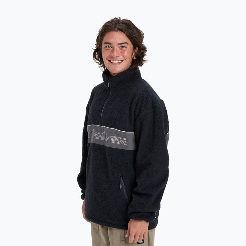 Мъжки суитшърт за сноуборд Quiksilver Omni Sherpa Half Zip black 4