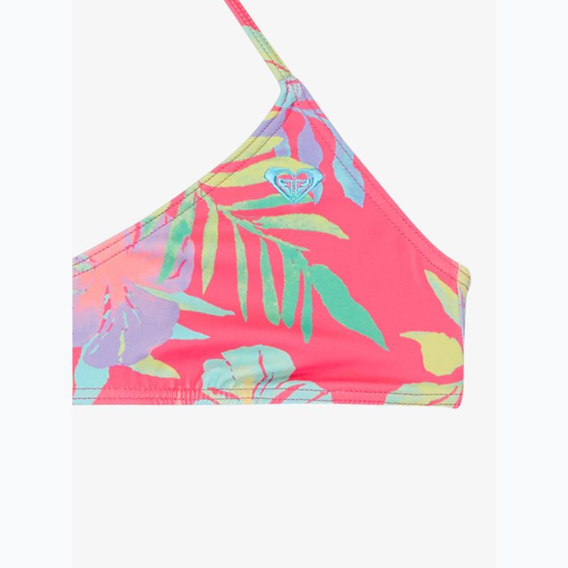 Детски бански костюм от две части ROXY Aquarella Tri Bralette Set sangria sunset 3