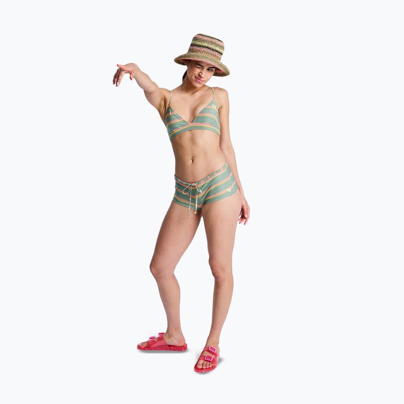 Долнище на бански костюм ROXY Ocean Dreamer Classic Shorty Lr oil green say it with stripes  2