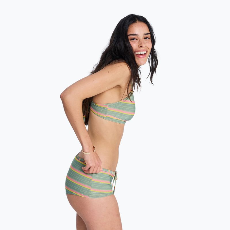 Долнище на бански костюм ROXY Ocean Dreamer Classic Shorty Lr oil green say it with stripes  6