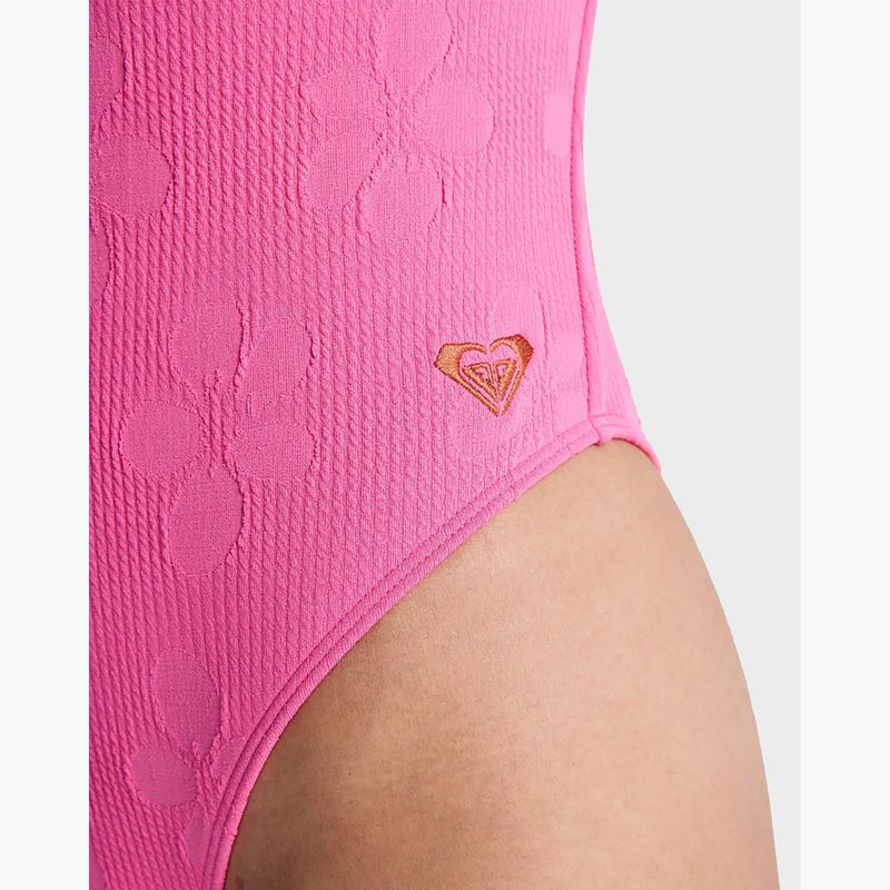 Дамски цял бански костюм ROXY Paradise HI sangria sunset 7