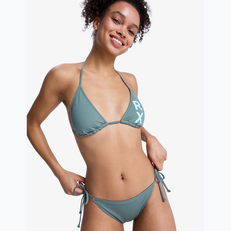 Дамски бански костюм от две части ROXY Solid Essentials Tiki Tri agave green 4