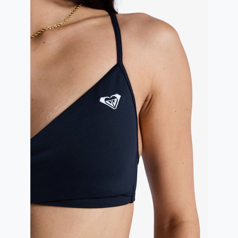 Горнище на бански костюм ROXY Solid Essentials Wrap Bralette anthracite 6