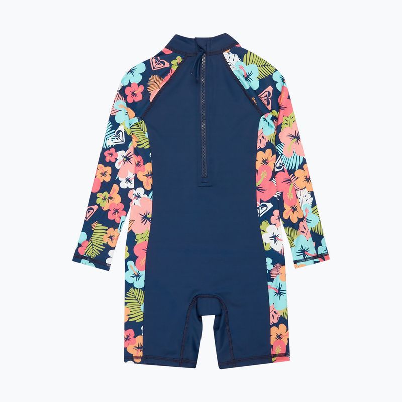 Гащеризон UPF 50+ детски ROXY Morning Flower Springsuit mood indigo morning flowers 2